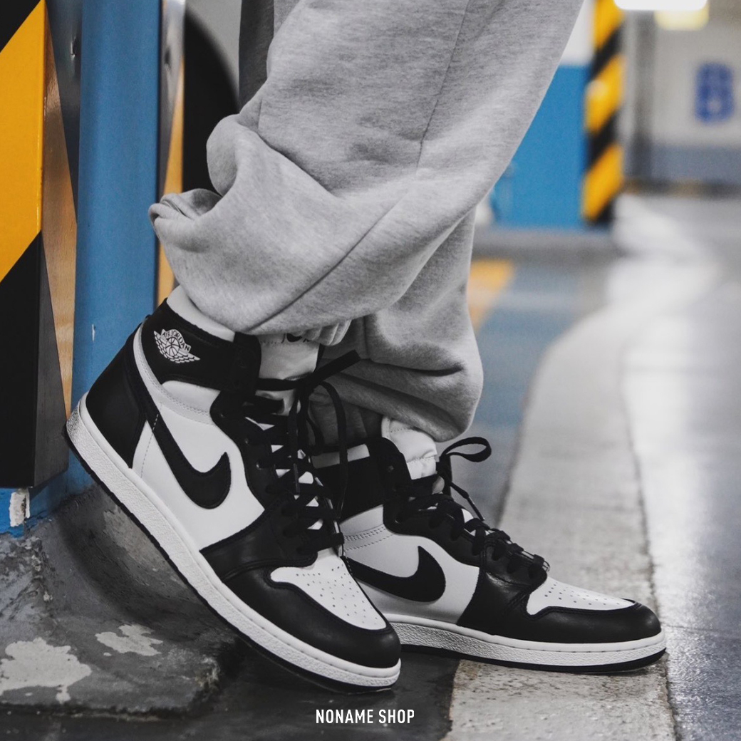 NIKE AIR JORDAN 1 85 "BLACK WHITE" 復刻 黑白 熊貓 高筒 (男款)