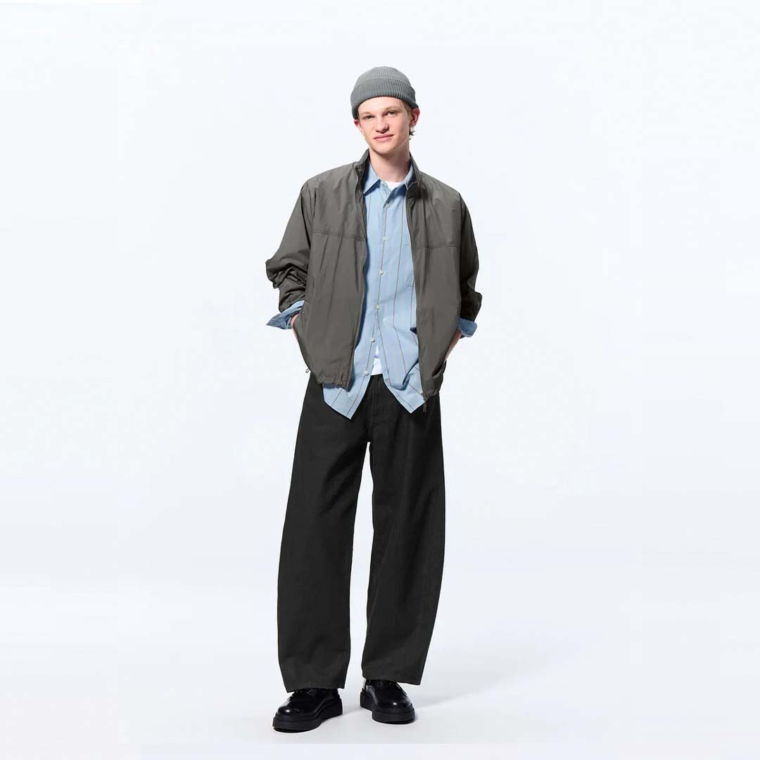 2024SS GU BARREL LEG 錐形 穿搭 神褲 拓腿褲 牛仔褲 長褲 丹寧 錐形褲 男版 321-352003