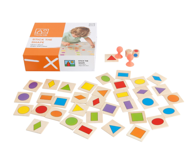 STICK THE SHAPE|形狀吸盤遊戲|訓練手眼協調和反應能力