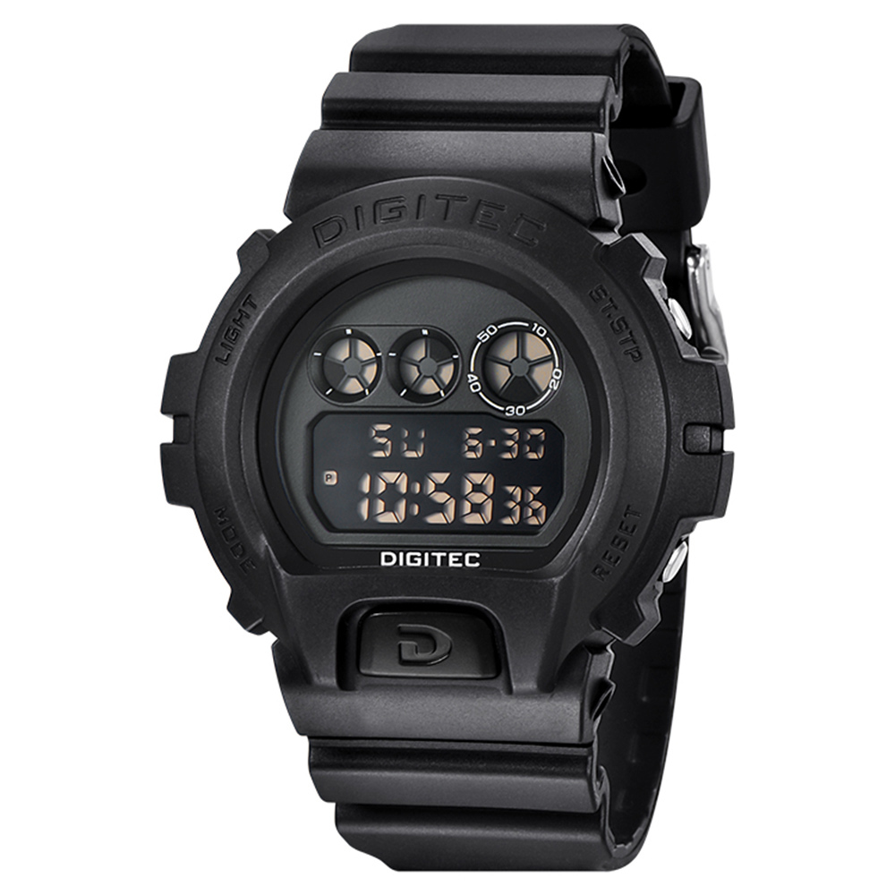 【DIGITEC 數碼科技】 DG-5098T 休閒 運動 多功能 防水 電子錶