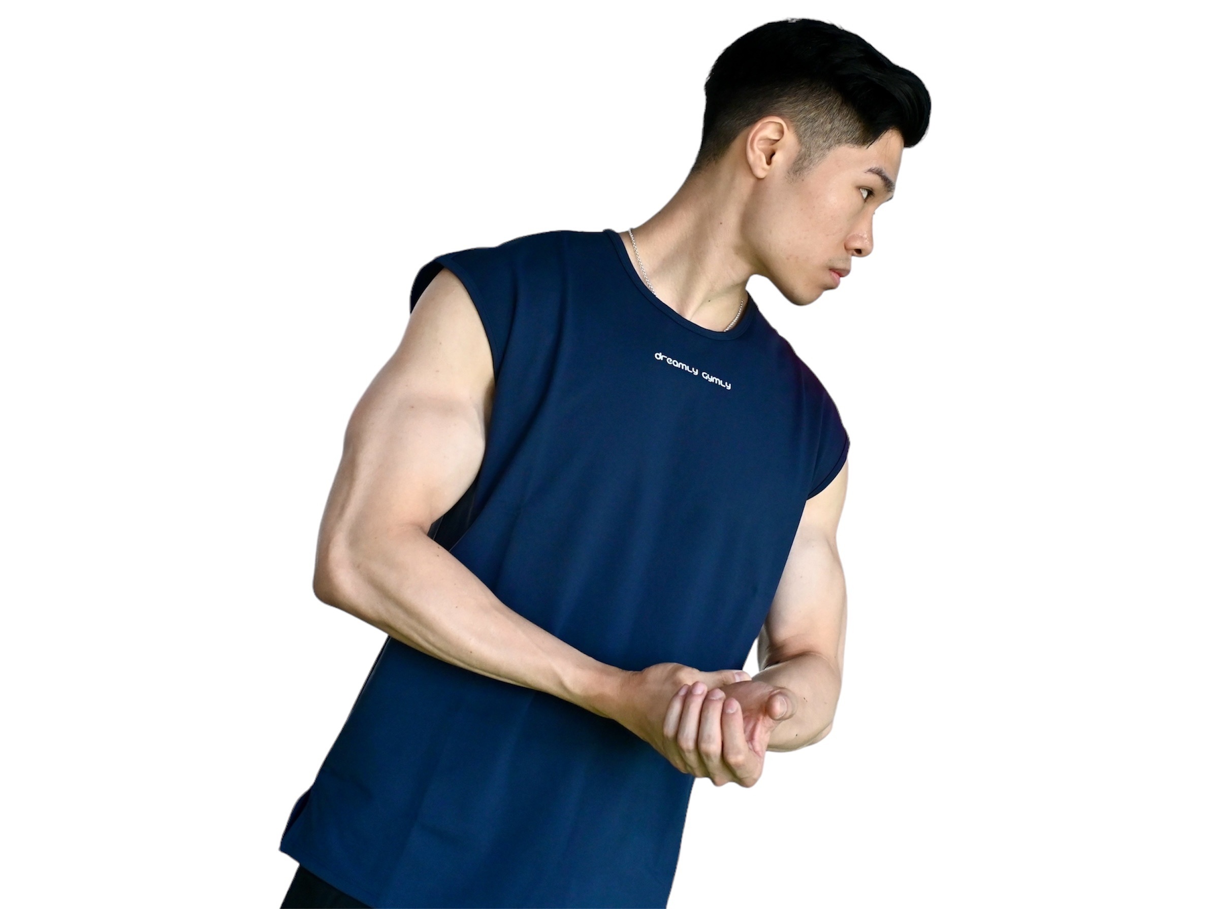 闊膊訓練背心 (墨藍色)