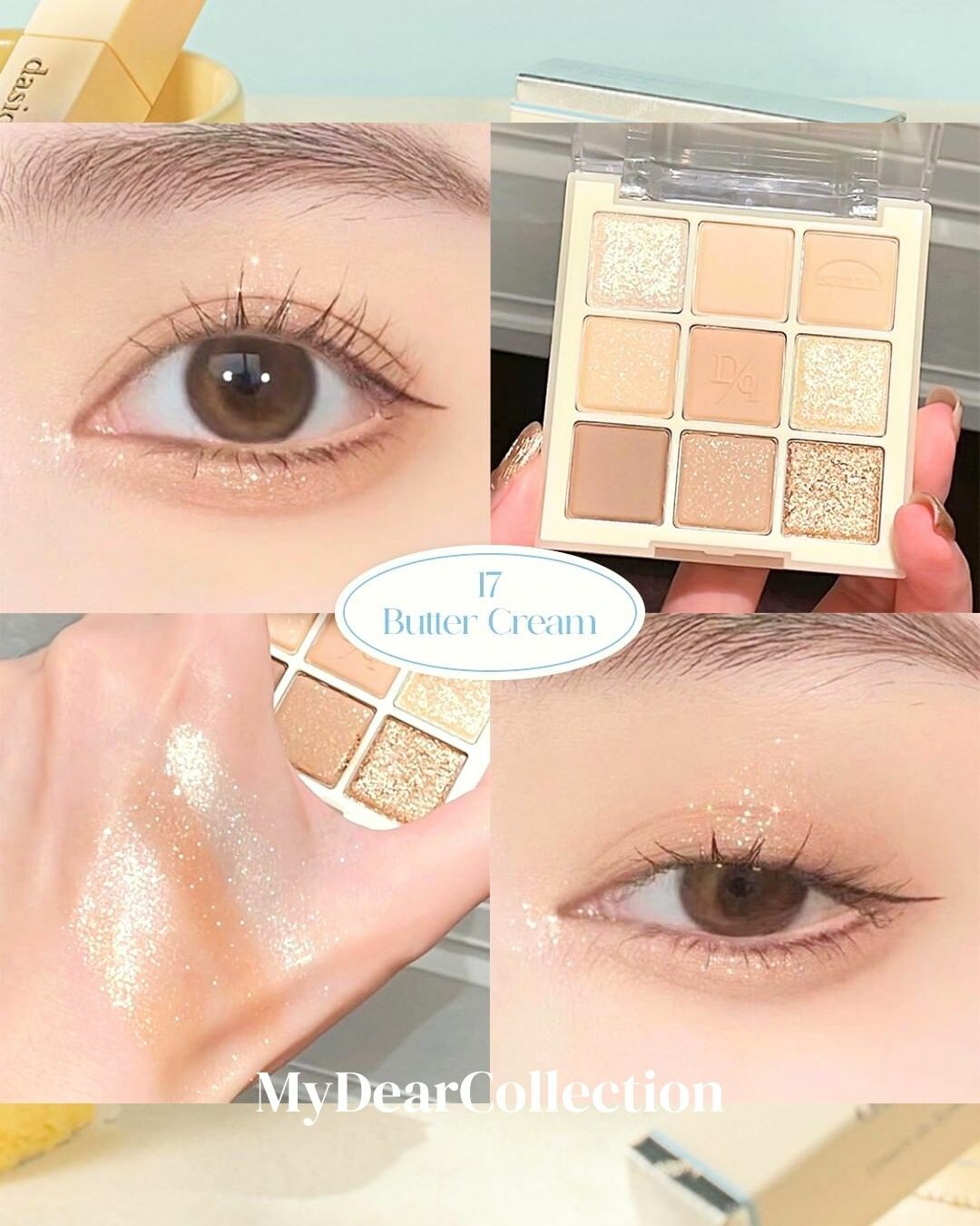 現 貨 | Dasique Shadow Platte #17 Butter Cream (Expiry Date: 27/11/2025)