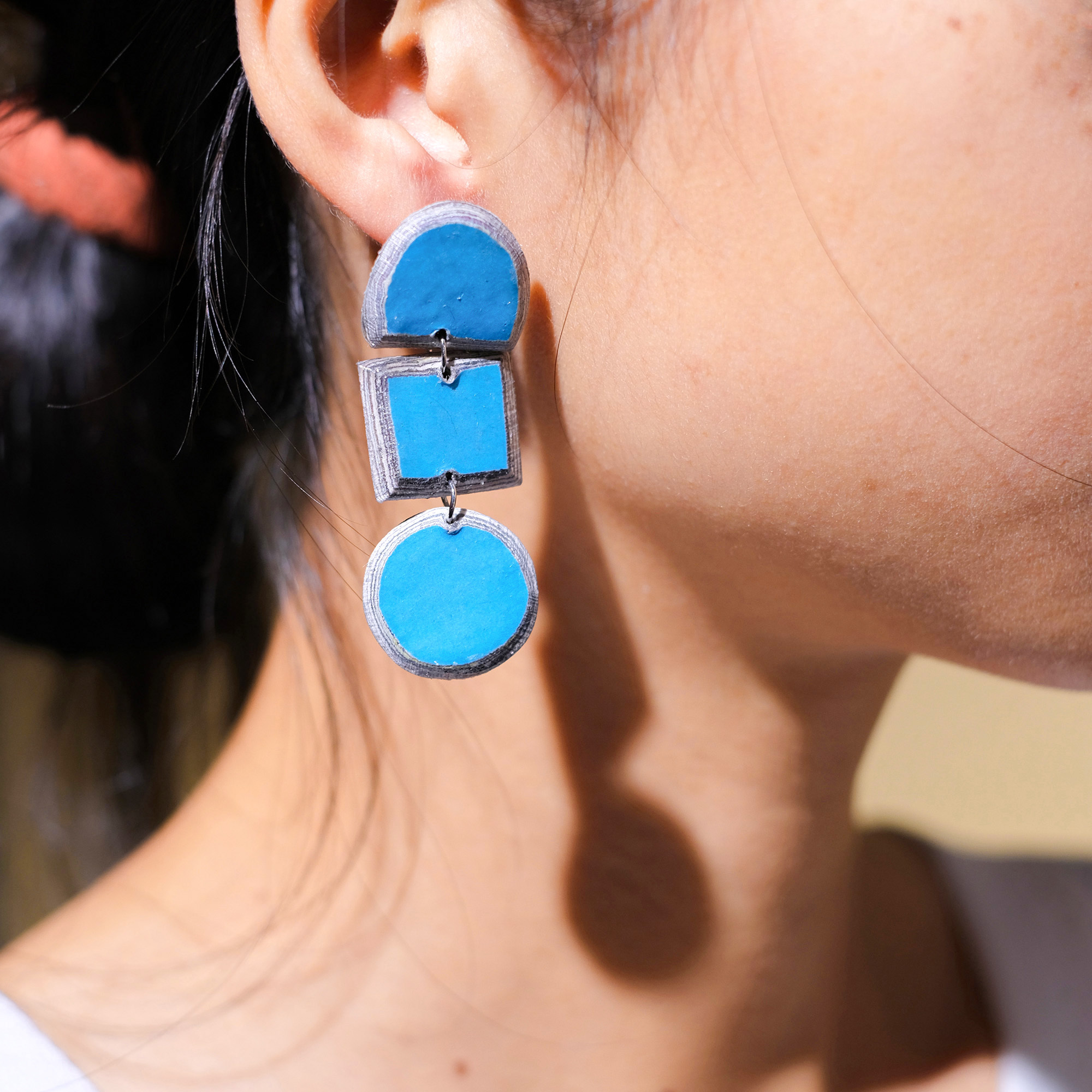 永續工藝｜耳環 - 水紋｜史瓦帝尼