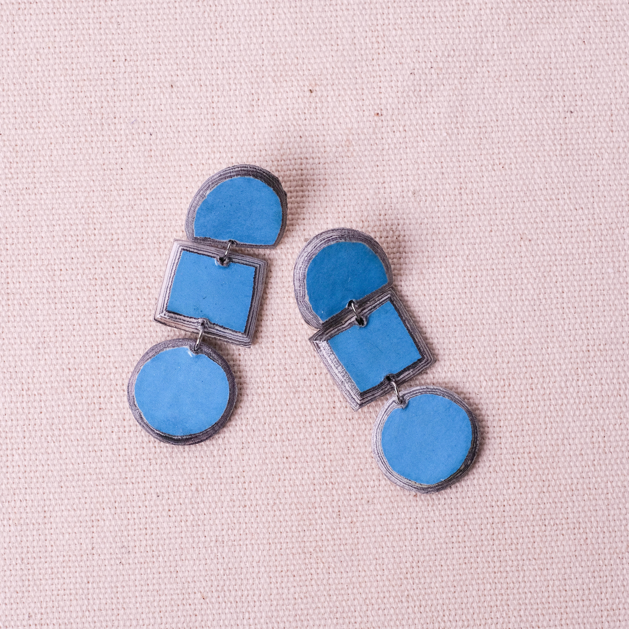 永續工藝｜耳環 - 水紋｜史瓦帝尼