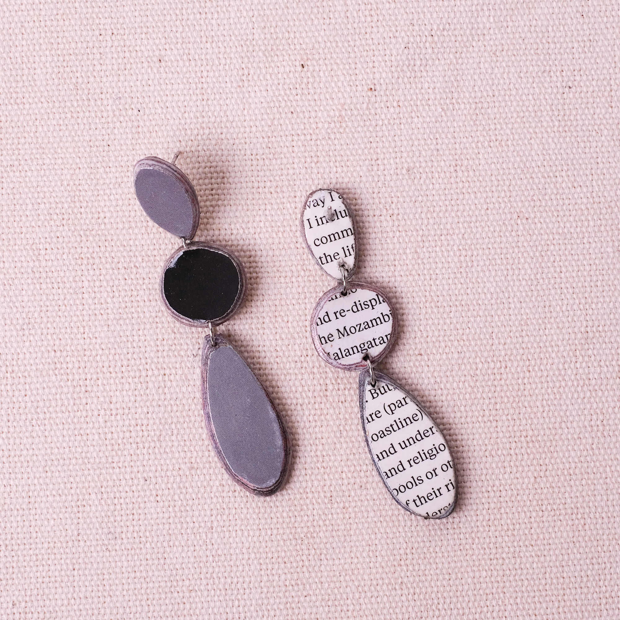 永續工藝｜耳環 - 堅石｜史瓦帝尼