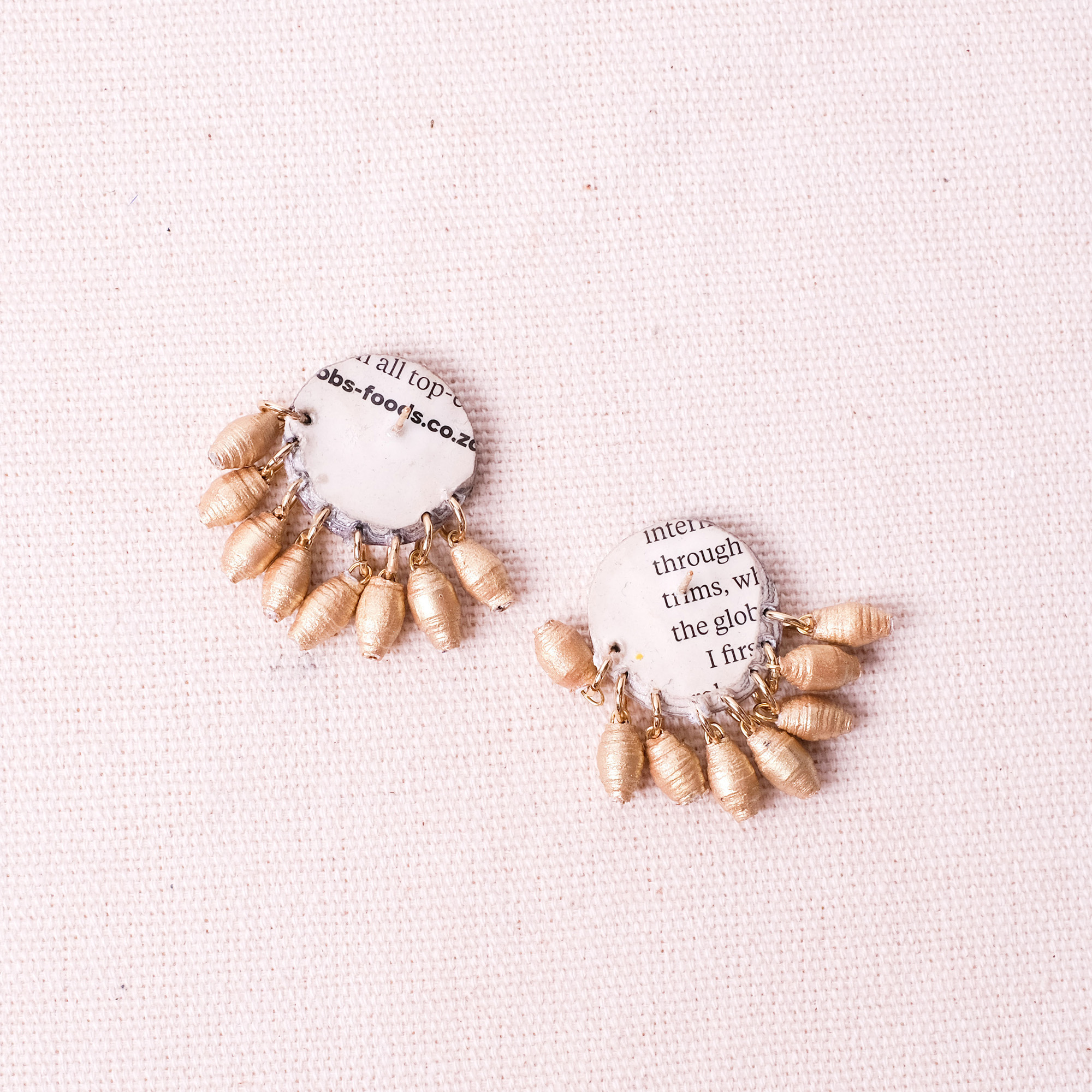 永續工藝｜耳環 - 璀璨｜史瓦帝尼