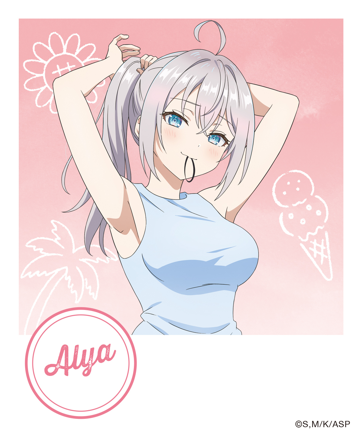 「ACG.GO」「代購」Movic 不時輕聲地以俄語遮羞的鄰座艾莉同學 亞克力卡SET