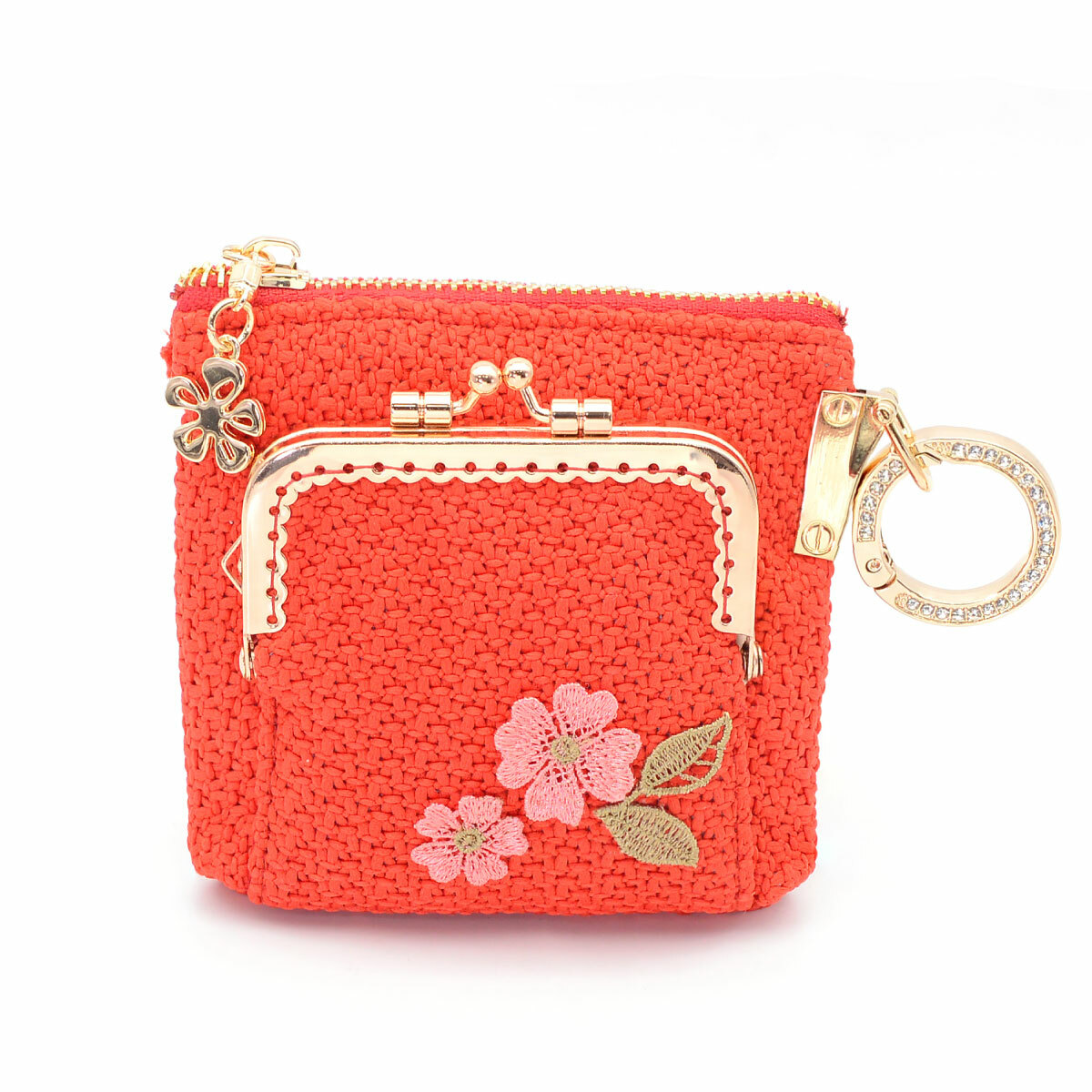 8.5公分ㄇ形花邊口金-金色/個【贈小香拉鍊口金雙層零錢包紙型】