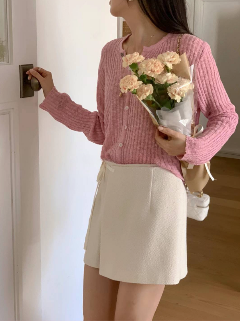 Eirat夏季甜心針織罩衫 [ 4色 / Free ]