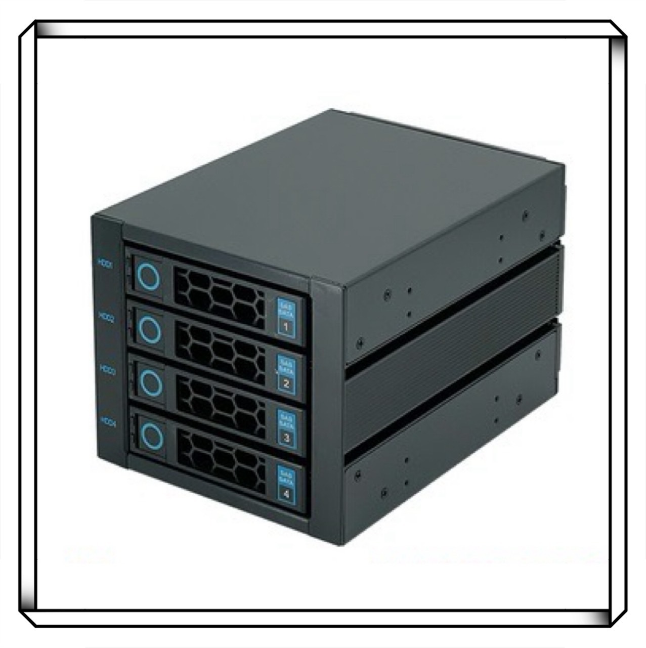 4盤位 擴充硬碟抽取盒 5.25吋轉3.5吋/2.5吋 硬碟架 硬碟籠