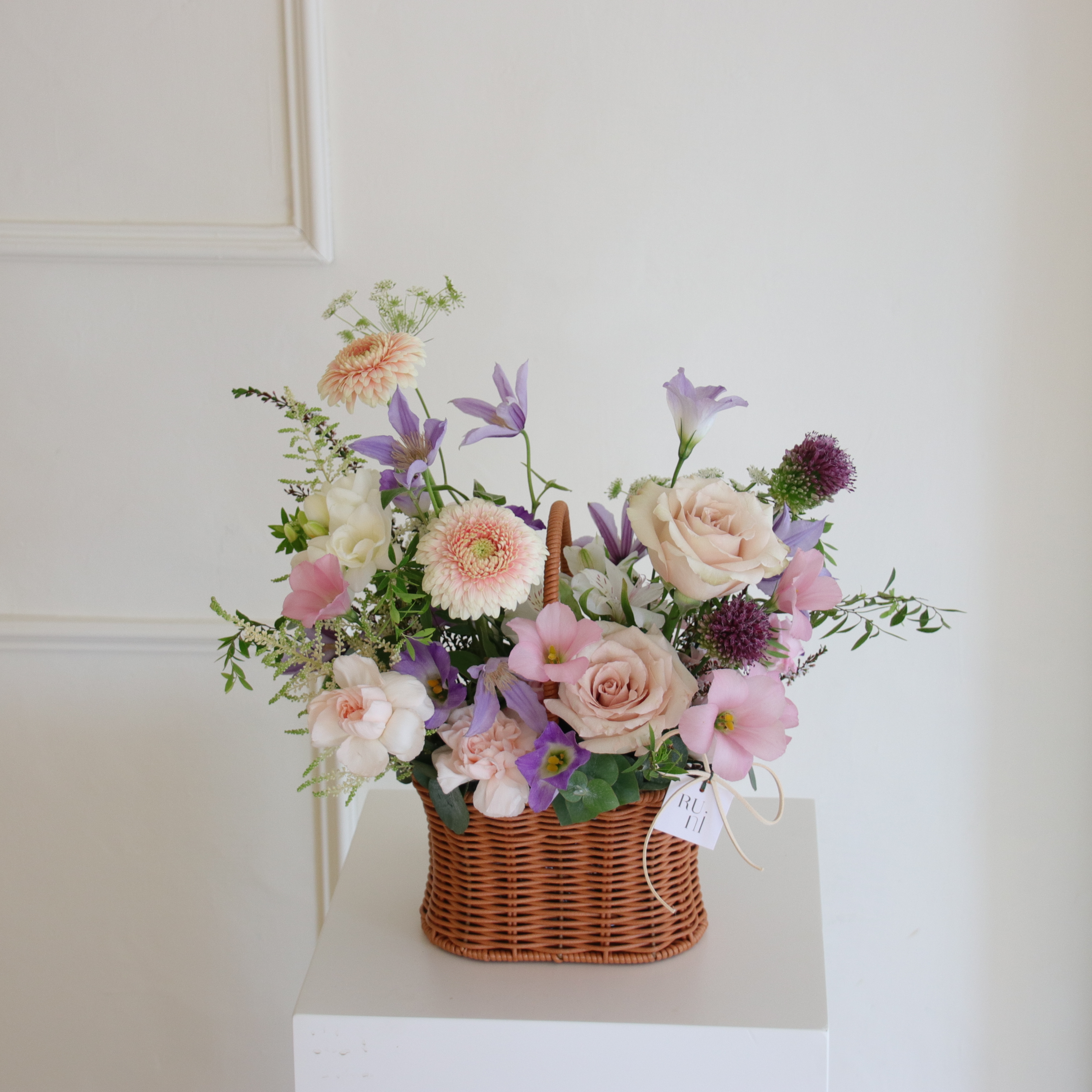 神秘低調紫色系小花籃🪄