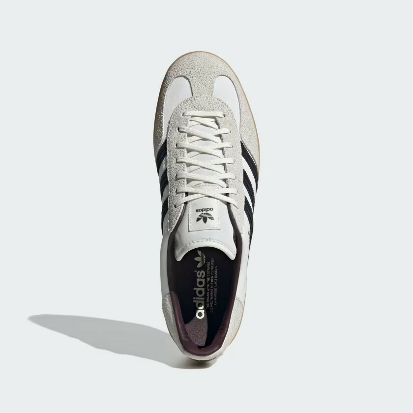 【adidas GAZELLE INDOOR  經典鞋款 - 白/黑】