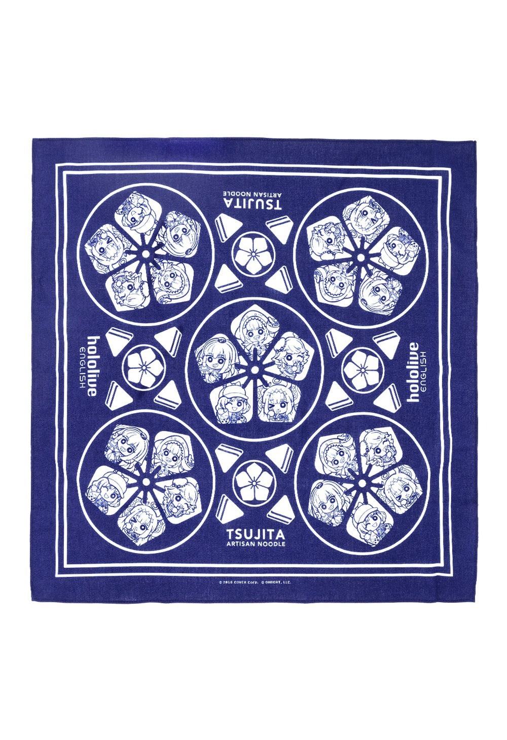 「官方代購」Omocat hololive production x Tsujita Artisan Noodle Merch #2頭巾