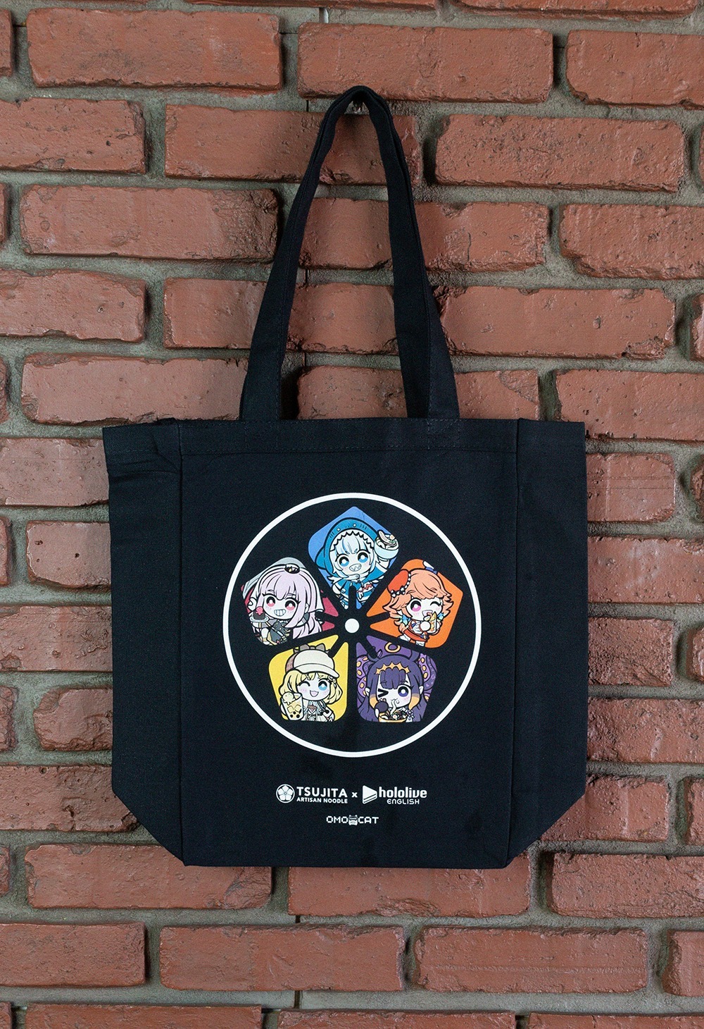「官方代購」Omocat hololive production x Tsujita Artisan Noodle Merch #4 TOTE BAG