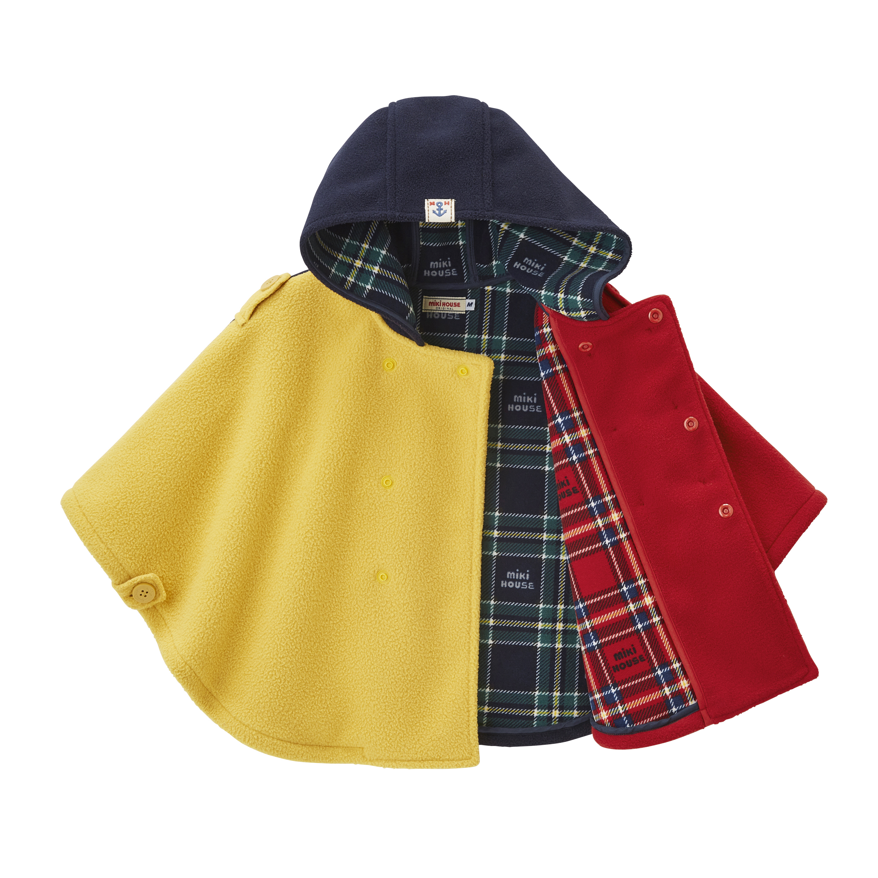 毛絨連帽斗篷-多色