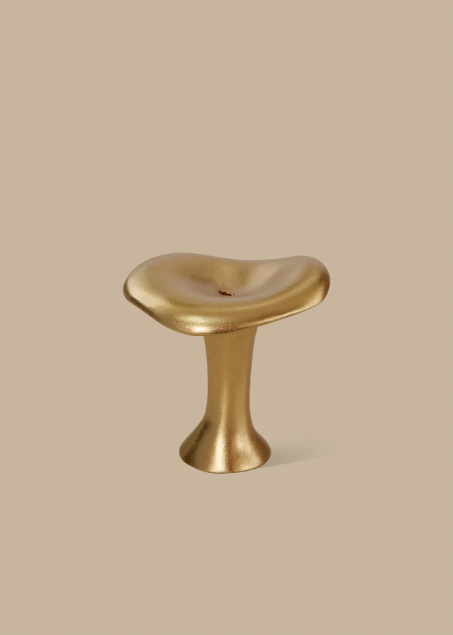 BLACK BLAZE 黃銅蘑菇(金) 線香座