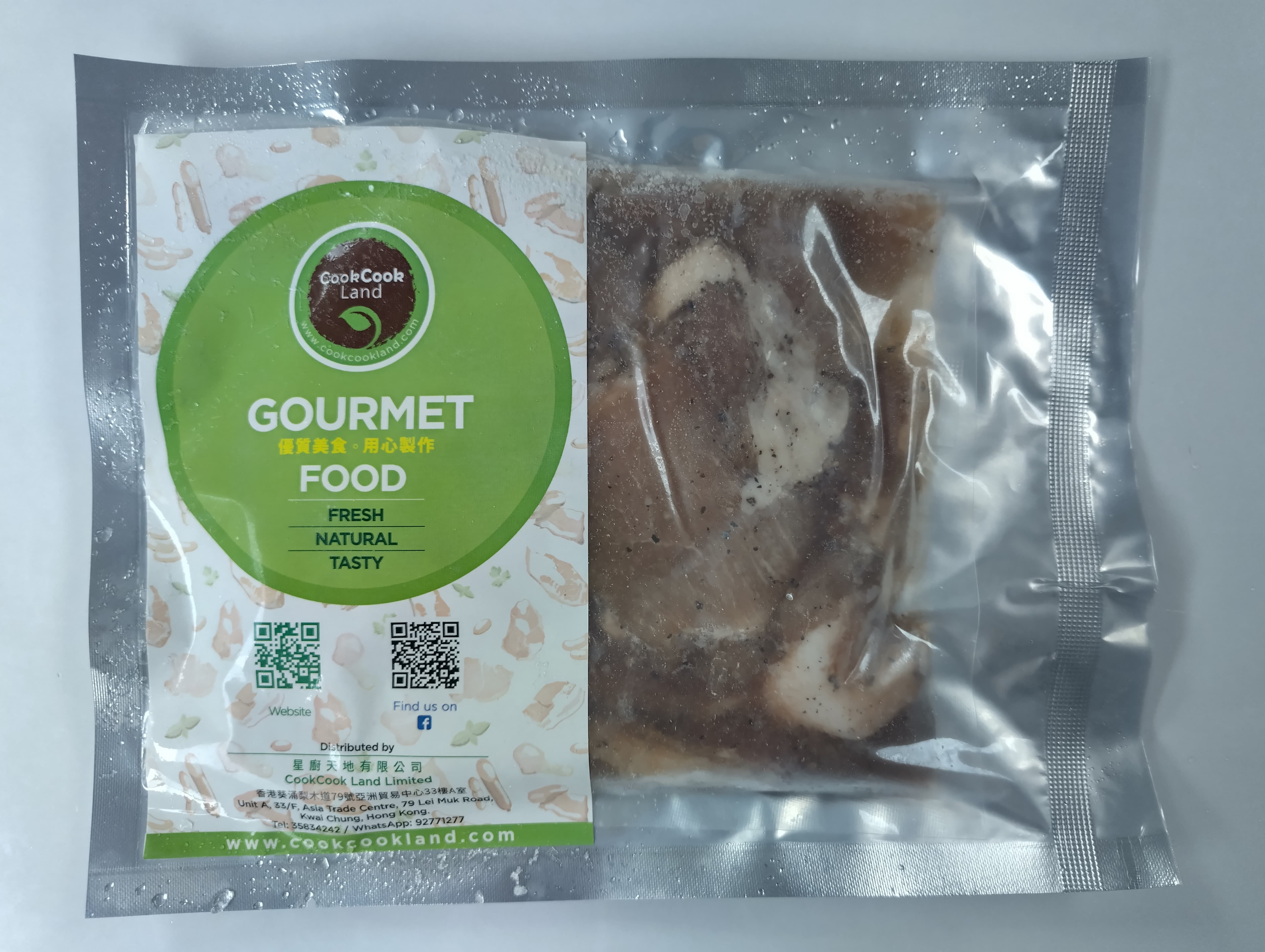 地道黑糖蜜味帶骨豬扒  300g