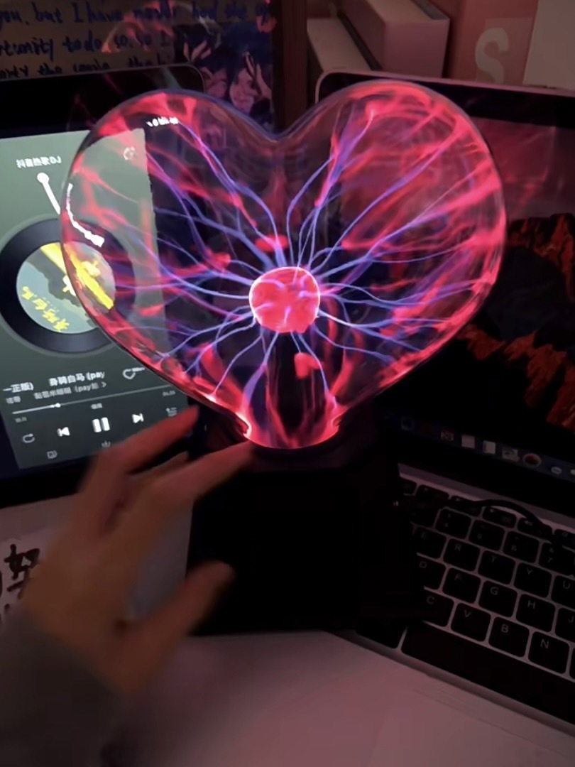 魔幻愛心離子球  4寸 氣氛燈 禮物