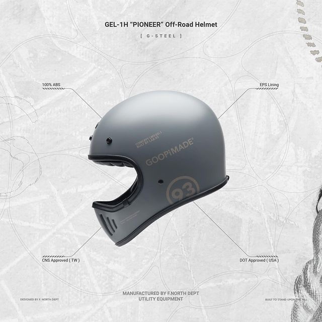 Goopi -GEL-1H PIONEER 水泥灰/字體