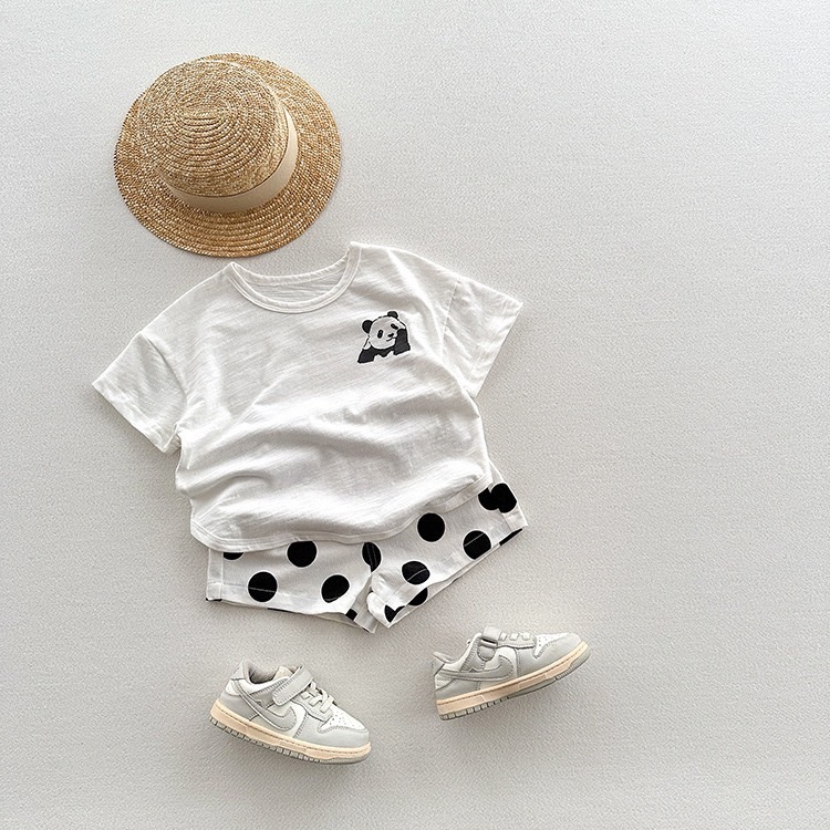 熊貓竹節棉上衣