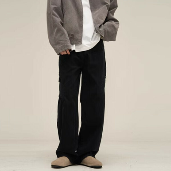 Hot-selling distressed design overalls [Black XS-XL sizes, confirm the delivery size with customer service after placing the order]