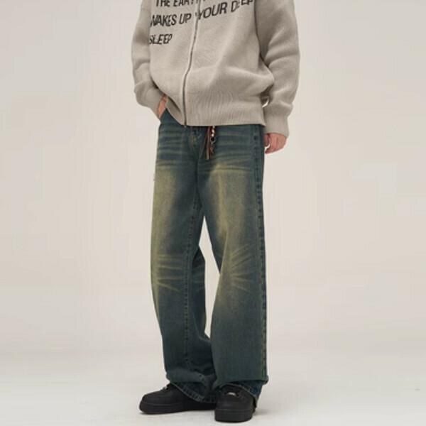 熱賣痞帥小眾牛仔褲【圖片色S-2XL碼，下單後與客服確認發貨尺碼】