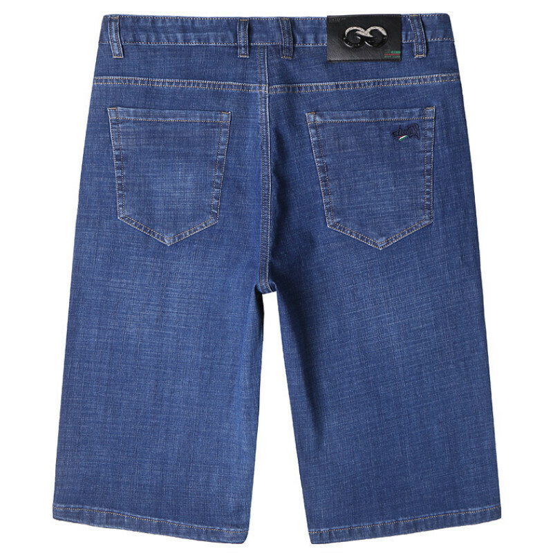 Hot style casual jeans, mid-length pants [766 blue, size 28-40] [contact customer service after placing the order to confirm the delivery size]