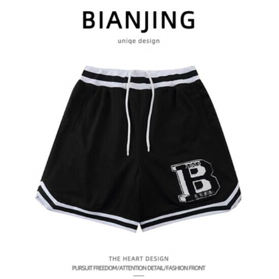 Popular sports shorts [black] (size: S-2XL) (please contact customer service to confirm the delivery size after placing the order)