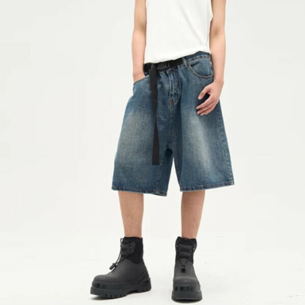 Popular 5-point denim shorts [Blue S-XL sizes, please confirm the delivery size with customer service after placing the order]