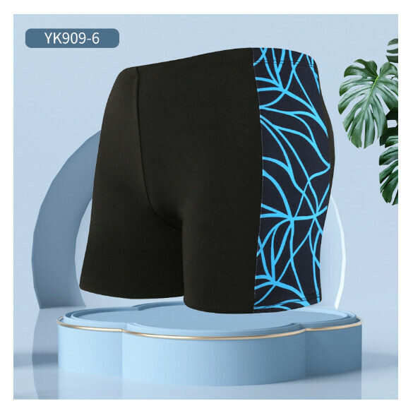 Popular adult boxer loose and conservative swimming trunks [L-2XL size] [YK909-6] (contact customer service after placing the order to confirm the delivery size)