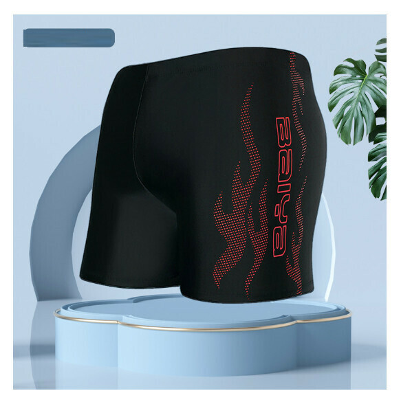 Popular adult boxer loose and conservative swimming trunks [2XL-4XL size] [505-5 red] (contact customer service after placing the order to confirm the delivery size)