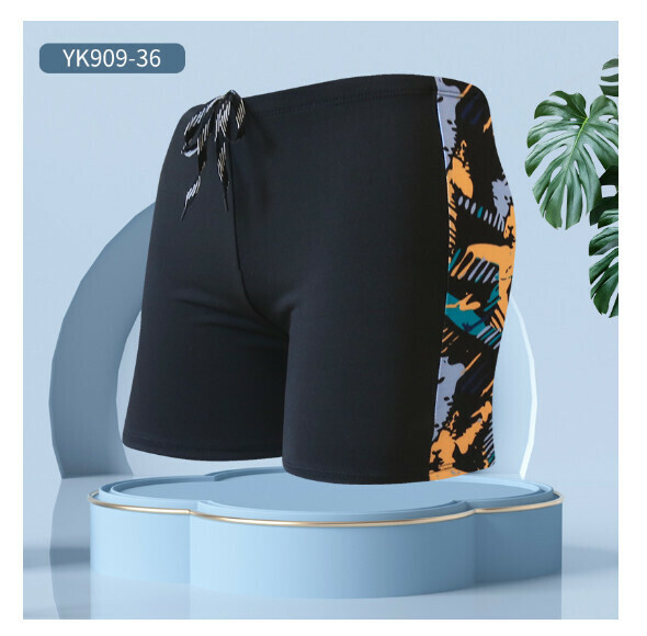 Popular adult boxer loose and conservative swimming trunks [L-2XL size] [YK909-36] (contact customer service after placing the order to confirm the delivery size)
