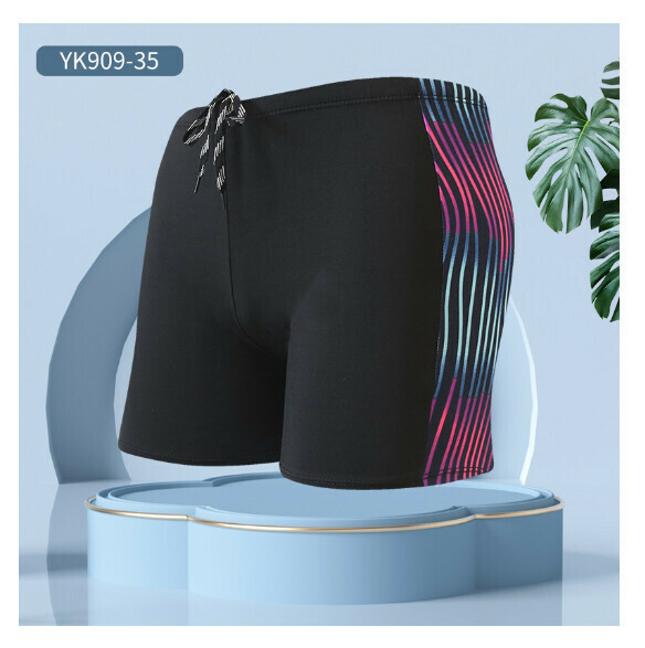 Hot style adult boxer loose and conservative swimming trunks [L-2XL size] [YK909-35] (contact customer service after placing the order to confirm the delivery size)