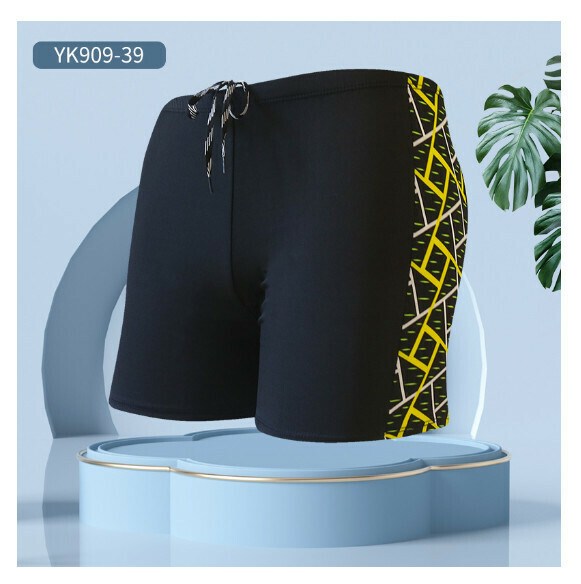 Popular adult boxer loose and conservative swimming trunks [L-2XL size] [YK909-39] (contact customer service after placing the order to confirm the delivery size)
