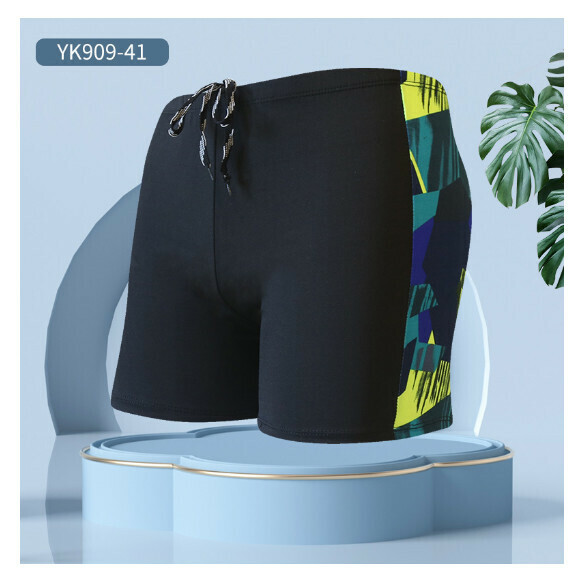 Popular adult boxer loose and conservative swimming trunks [L-2XL size] [YK909-41] (contact customer service after placing the order to confirm the delivery size)