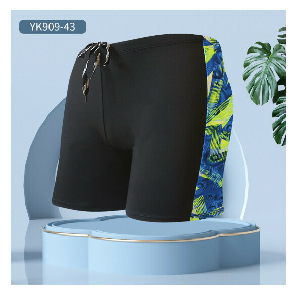 Popular adult boxer loose and conservative swimming trunks [L-2XL size] [YK909-43] (contact customer service after placing the order to confirm the delivery size)
