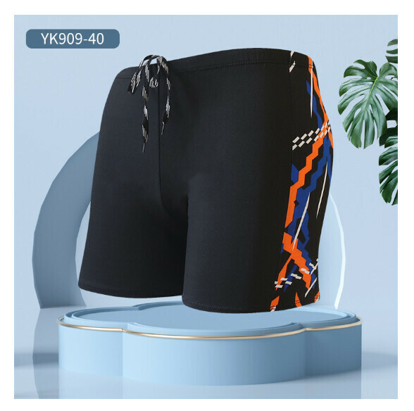 Hot style adult boxer loose and conservative swimming trunks [L-2XL size] [YK909-40] (contact customer service after placing the order to confirm the delivery size)