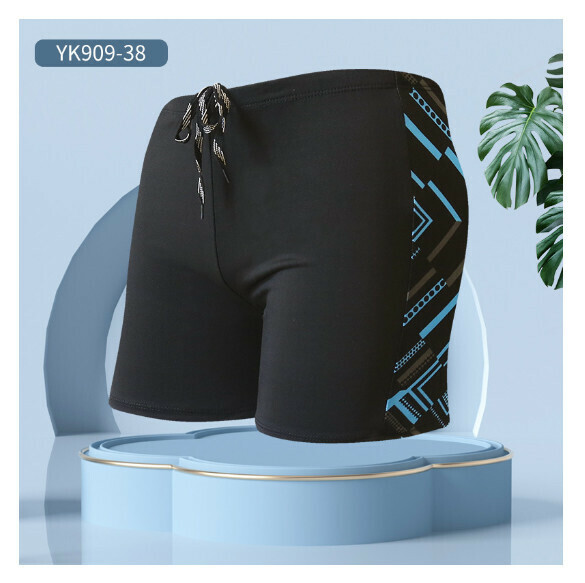 Popular adult boxer loose and conservative swimming trunks [L-2XL size] [YK909-38] (contact customer service after placing the order to confirm the delivery size)