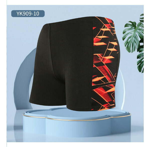 Hot style adult boxer loose and conservative swimming trunks [L-2XL size] [YK909-10] (contact customer service after placing the order to confirm the delivery size)