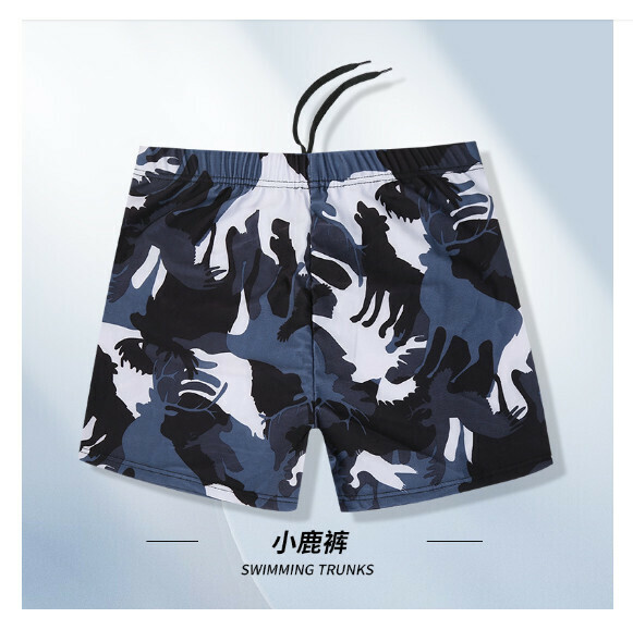Hot style adult boxer loose and conservative swimming trunks [XL-3XL size] [Fawn Pants] (contact customer service after placing the order to confirm the delivery size)