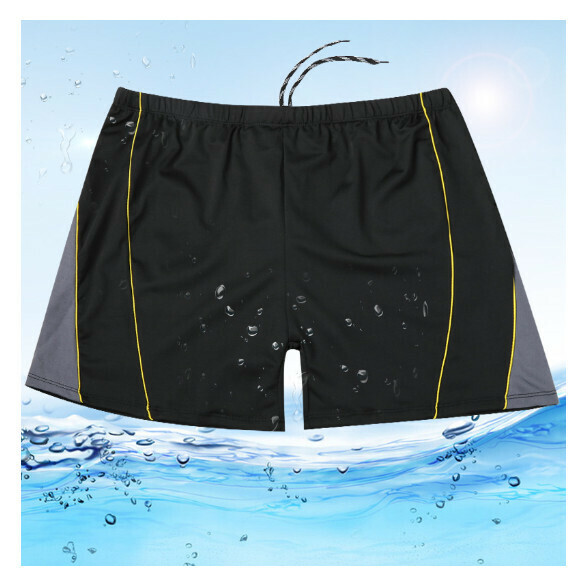 Hot style adult boxer loose conservative swimming trunks [3XL-5XL size] [grey] (contact customer service after placing the order to confirm the delivery size)