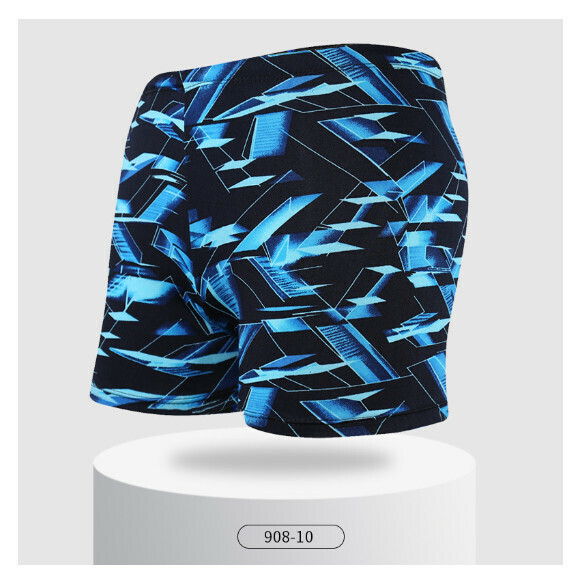 Hot style adult boxer loose and conservative swimming trunks [L-2XL size] [908-10] (contact customer service after placing the order to confirm the delivery size)