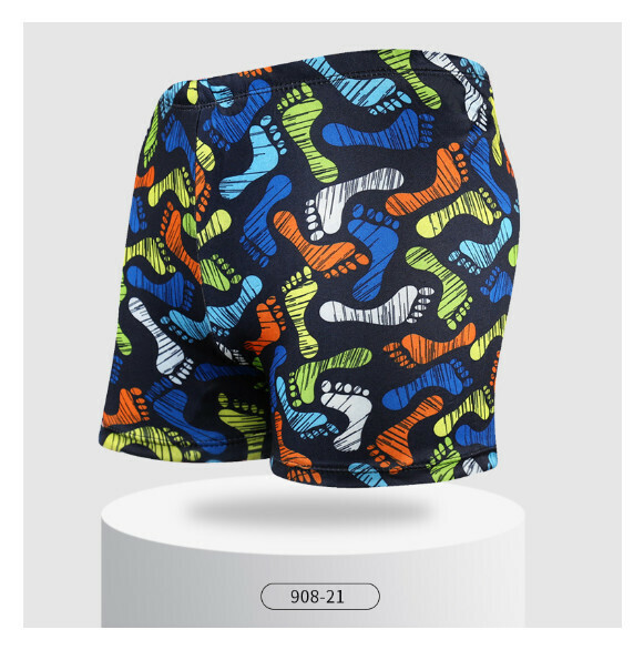 Hot style adult boxer loose and conservative swimming trunks [L-2XL size] [908-21] (contact customer service after placing the order to confirm the delivery size)