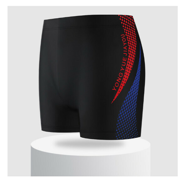 Popular adult boxer swimming trunks [L-2XL size] [YK1051009-3 red] (contact customer service after placing the order to confirm the delivery size)