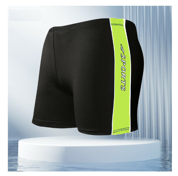Popular adult boxer swimming trunks [XL-3XL size] [YK138 green] (contact customer service after placing the order to confirm the delivery size)