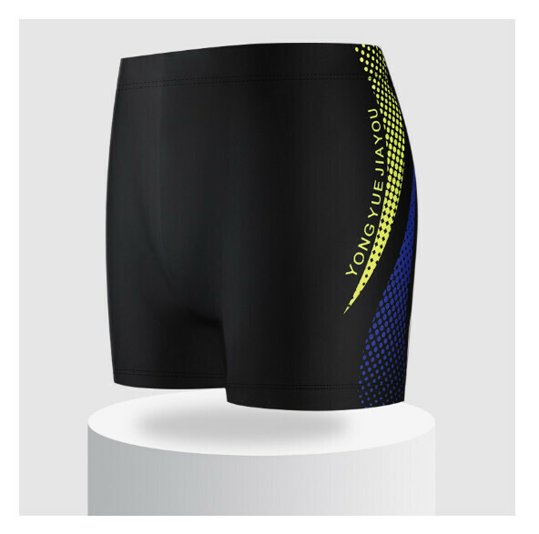 Popular adult boxer swimming trunks [L-2XL size] [YK1051009-6 yellow] (contact customer service after placing the order to confirm the delivery size)