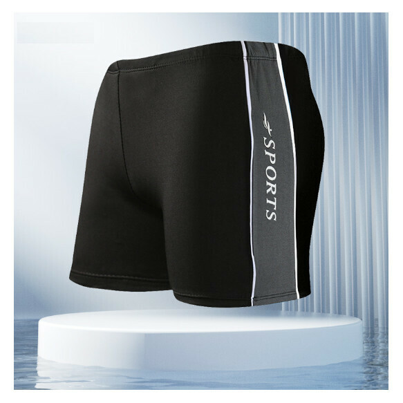 Popular adult boxer swimming trunks [XL-3XL size] [YK138 gray] (contact customer service after placing the order to confirm the delivery size)