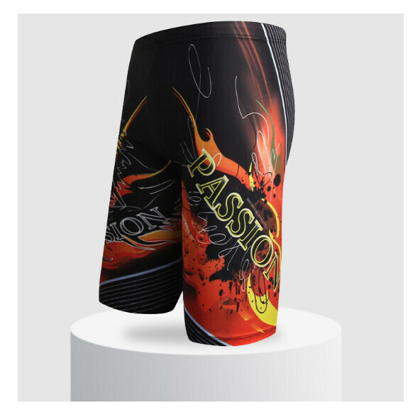 Popular five-cent boxer swimming trunks [XL-3XL size] [09 cool flame] (contact customer service after placing the order to confirm the delivery size)