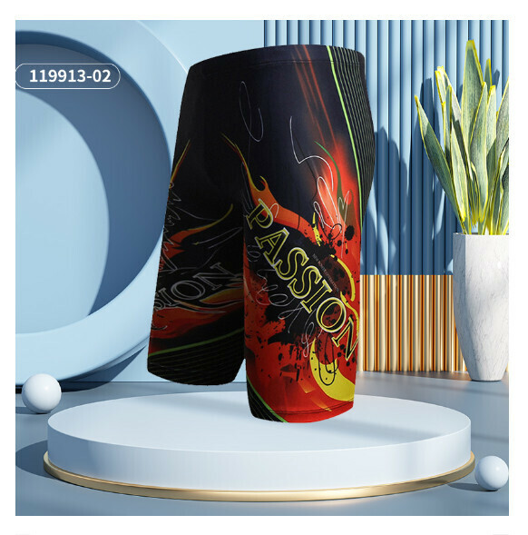 Popular five-cent boxer swimming trunks [XL-3XL size] [02 flame letters] (contact customer service after placing the order to confirm the delivery size)