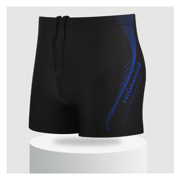 Popular adult boxer swimming trunks [L-2XL size] [dark blue] (contact customer service after placing the order to confirm the delivery size)
